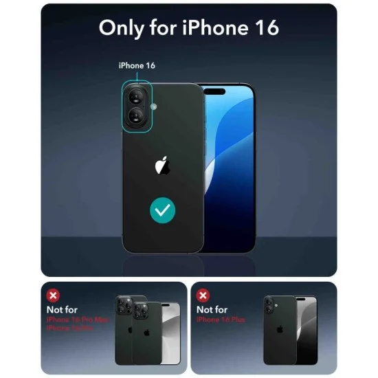 Screen Protector Iphone 16 Tempered-Glass Esr - Clear